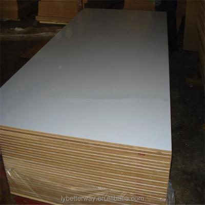 China Modern warm white melamine and melamine MDF MDF and white melamine MDF for sale