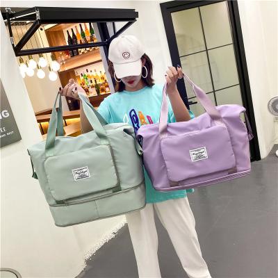 China Lightweight High Quality Unisex Luggage Travel Bags Expandable Waterproof Sports Gym Foldable Fitness Duffel Bag for sale