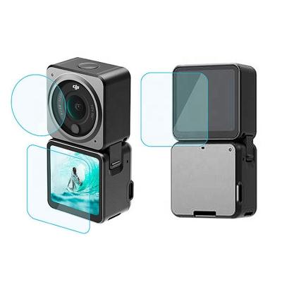 China Protect Camera Lens Camera Lens Cover Device Tempered Glass Film Protector Lens Camera Protector Film For Dji Osmo Action 2 Camera for sale