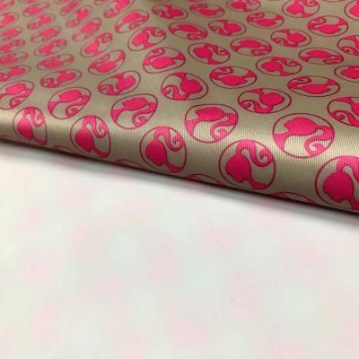 China Fabulous 210D FDY Oxford Tear-resistant Transfer Printing White PVC Coating Fabric For Luggage/Bag/Tent/Tarp/Car for sale