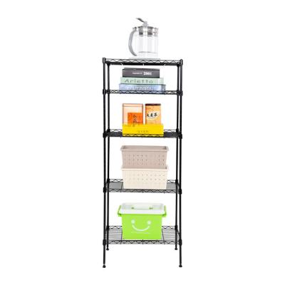 China Sustainable Wholesale Perfect Home Furniture Wire Shelving Welded Wire Mesh Storage Shelves Chrome Wire Shelving for sale