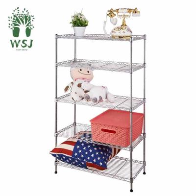 China 2022 New Sustainable Wire Shelves Chrome Shelf Home Wire Shelving NSF Metal Wire Shelving Shelves for sale