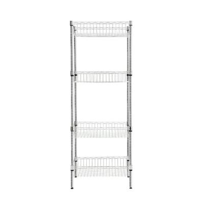 China Sustainable Wholesale Cheap Supermarket Chrome Plated NSF Wire Racks Kitchen Wire Shelving for sale