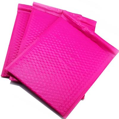 China Eco - Friendly Wholesale Poly Bag Pink Bubble Mailer Bubble Envelopes Blush Eyeshadow Envelope for sale