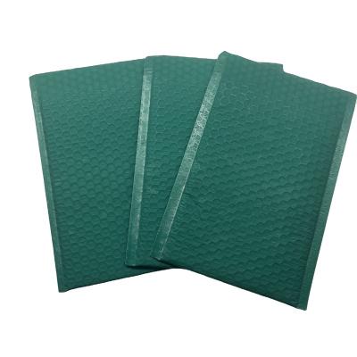 China Mailer Green Bubble Envelope Poly Bubble Packaging Plastic Mailing Bag Green Custom Packaging Bag for sale