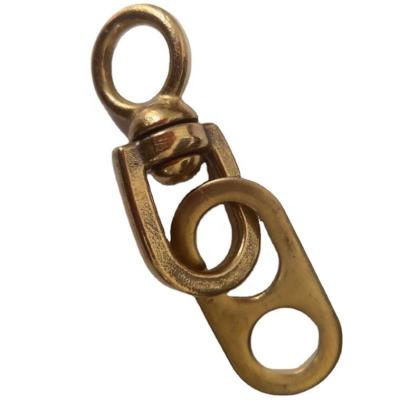 China Retail Industry Hot Sale Ship Flag Hook Swivel Brass Hooks IMPA CODE 371581Upper and Lower Flag Hooks for sale