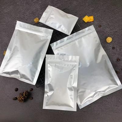 China BIODEGRADABLE Aluminum Foil Food Grade Pouch Tea Bag Zipper Bags Flat Ziplock Bag For Candy Sugar Jelly Coffee Meat Long Term Storage Bag for sale