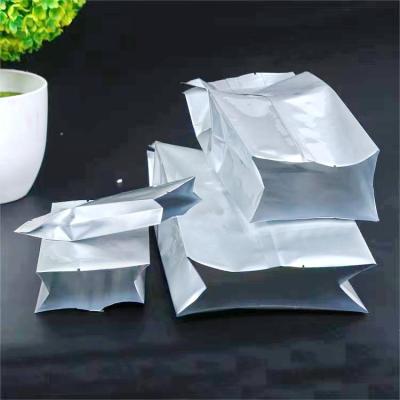 China Factory Volume Side Gusset Aluminum Plastic Disposable Large Pouch Food Grade Bag Foil Heat Seal Packaging Packaging Pouch For Tea Coffee Cereal for sale