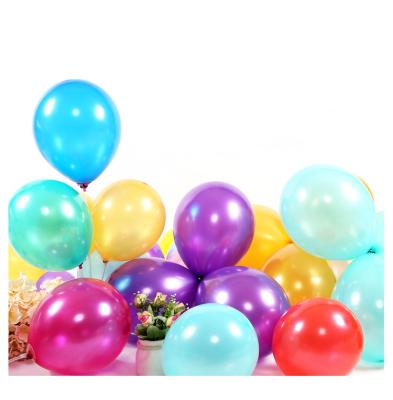 China China 1.5g 100pcs cheap eco-friendly colorful thick balloons disposable for wedding birthday party decoration 10inch round globos pearl latex balloon for sale