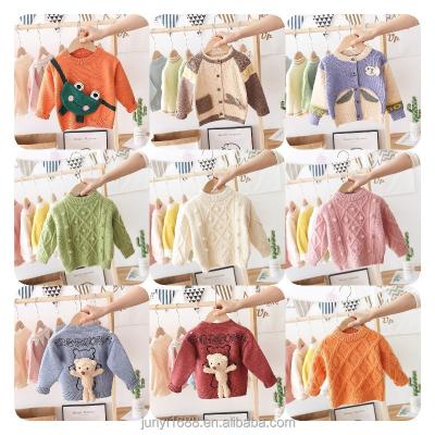 China Girls and boys high quality2022 winter anti-shrink children's knitted sweaters factory 