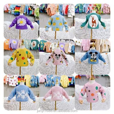 China Boys and girl anti-shrink autumn and winter knitted jacket children's knitted sweater children's cardigan sweater for sale