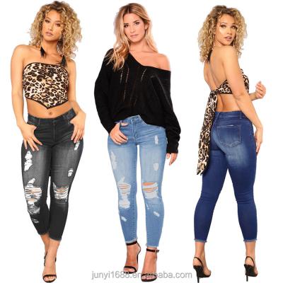 China 2022 New Women's Summer Style Stretch Jeans Women's Casual Jeans Viable Wholesale Cheap for sale