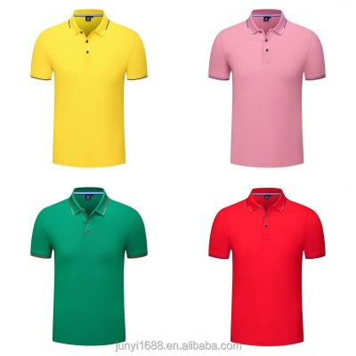 China Designer Designer Anti-Wrinkle T-Shirt Men's Casual Multicolor Collage Polo Cotton Shirt Large for sale