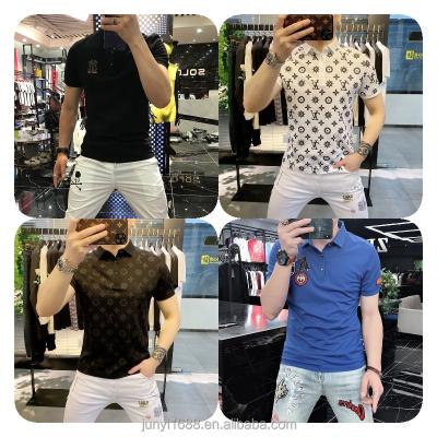 China Anti-wrinkle fashion casual men's polo shirt is made of pure cotton breathable fabric and is sold at factory discount price for sale