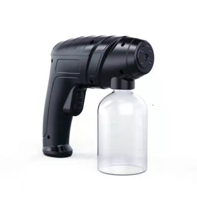 China Blu Ray Disinfection Sterilizer Nano Spray Gun Rechargeable Nano Sterilization Handheld Cordless Gun for sale