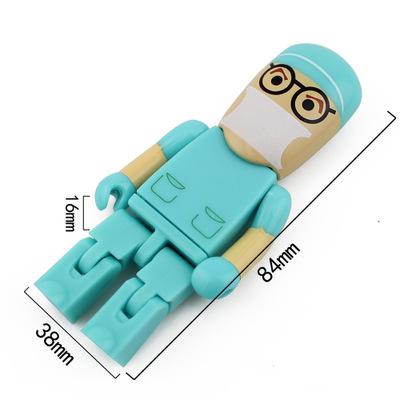 China All Style Can Be Custom Customized Cheap Plastic Cheap Doctor Nurse USB Flash Drive Doctor Pendrive ABS for sale