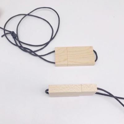 China Swivel Eco OEM USB Memory Bulk Lanyard Pendrive 32gb Wood for sale