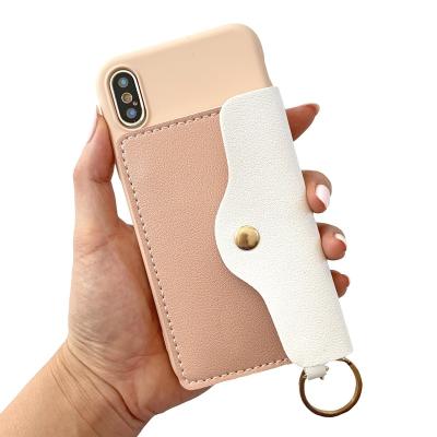 China Dusty Rose Pocket Wallet Phone Case Shockproof Wallet for sale