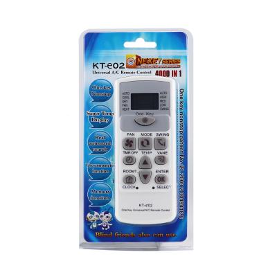 China Universal Heat Adjustment Qunda KT-E02 Air Condition 4000 Remote Control In 1 for sale