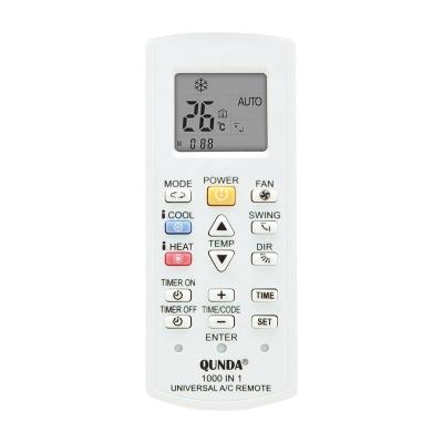 China Universal Remote Control 1000 Timer Function Qunda Air Conditioner in 1 for sale