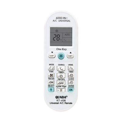 China Timer function QUNDA universal air conditioner qunda KT-E08 remote control AC remote control kt for sale