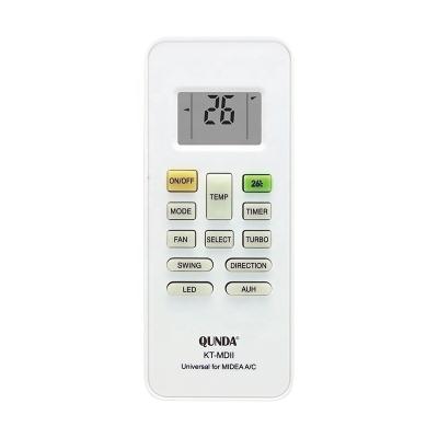 China QUNDA KT-MDII Function Light Air Conditioner Remote Control Replacement for Midea for sale