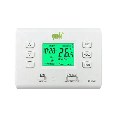 China QUNDA QD-HVAC11 wireless programmable thermostat system for central air conditioner with high quality for sale