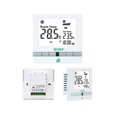 China QUNDA QD-HVAC08E QUNDA Air Conditioner Thermostat System Wireless Thermostat With High Quality for sale