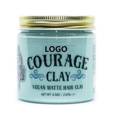 China Courage High Quality Natural Clay Men Organic Private Label Vegan Hair Clay for sale