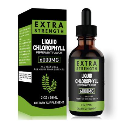 China Liquid Health Food RTS 60ml Chlorophyll Drops For Energy Booster Digestion And Immune Assistive Devices Internal Deodorant for sale