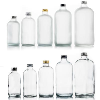 China Eco-friendly Recyclable Supplier 270ml 350ml Factory Sale 750ml Clear 750ml And 1000ml 500ml Glass Liquor Bottles Empty Glass Liquor Bottles For Whiskey Vodka for sale