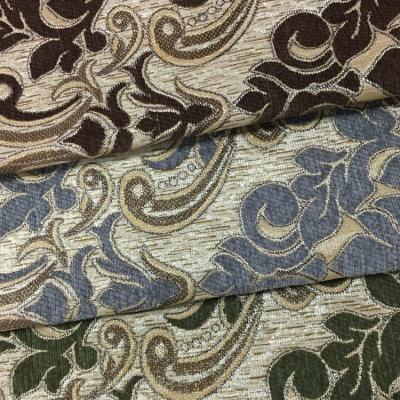 China Other Gray Color Chenille Jacquard Sofa Arabic Fabrics And Textiles for sale