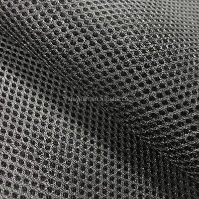 China Customize Black Breathe 100% Polyester 3d Air Shoe Mesh Fabric For Sofa for sale