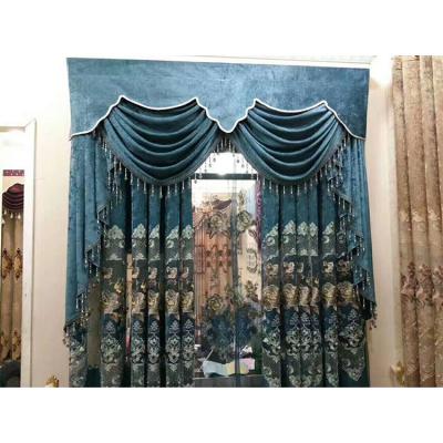 China Chinese Blackout Chenille Curtain Fabric Polyester Textile Blackout for sale