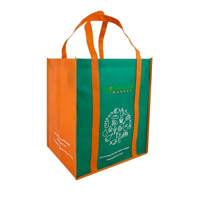 China Reusable recycled eco shopping bag pp non woven bags laminated shopping bag with printing logo custom size for sale