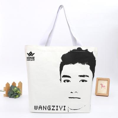 China Good Sale Fashion Reusable Bag Customized Canvas Bag Gift Bags Custom Logo Cotton for sale