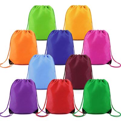 China Designer Reusable Bag Backpack Drawstring Bag Closure Drawstring Polyester Customized Bag for sale