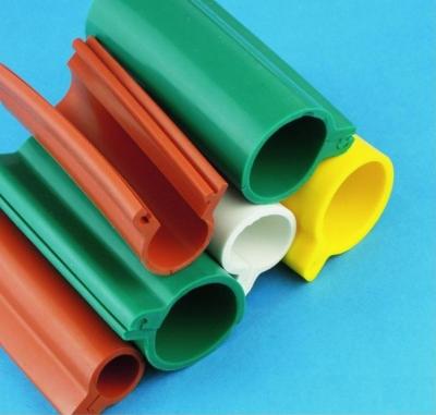 China High Voltage Application Snap-In Type Silicone Rubber Bird-Proof Cable Insulating Cover Tube for sale