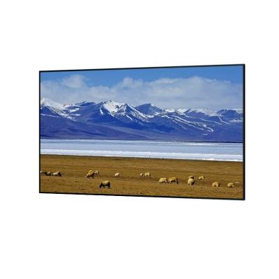 China Wholesale High Quality Gray 100 Inch Reflective Projector Screen Wall Sight for sale