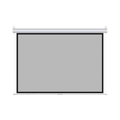 China 2021 High Quality Wall Mounted 60 Inch White Projector Screen Projection Screen From The Wall for sale