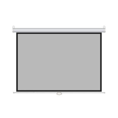 China High Quality 72 Inch White Manual Projector Screen Wall Mounted Hot Selling Wall Projection Screen for sale