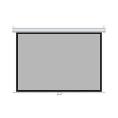 China New Wall Mounted 72 Inch Listing High Quality White Projection Screen Wall Projection Screen for sale