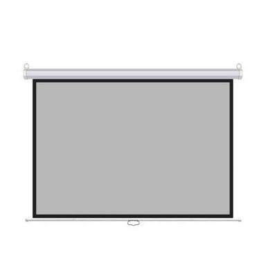 China 2021 Wall Mounted Projection Screen 120 Inch High Quality White Manual From The Wall Pull Down Projector Screen for sale