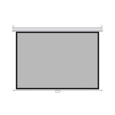 China Factory Outlet Wall Mounted 84 Inch Projector Screen 150 Inch High Quality White Projector Screen for sale