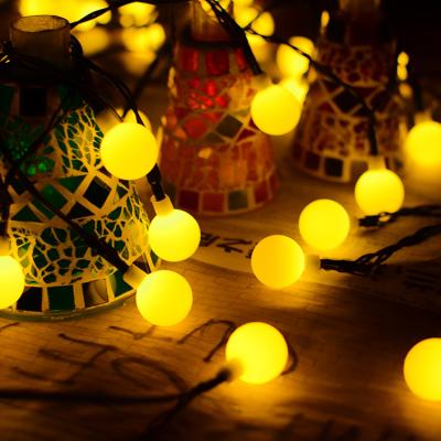 China Halloween Mini Ball String Lights Christmas Warm White Led Decorative String Light for Indoor, Outdoor for sale