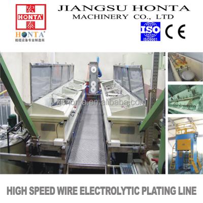 China Electroplating Nickel Plating Machine Plating Tinned Copper Wire for sale