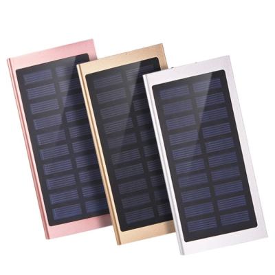 China 8000mAh High Efficient Solar Panel Charging Solar Power Bank Charge Portable Fast OEM Service for sale