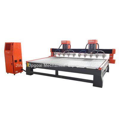 China 10 Heads 10 Spindles Furniture CNC Engraving Cutting Machine 2500*2200mm for sale