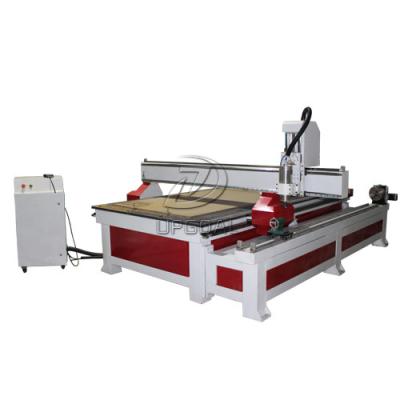 China 4 Axis CNC Engraving Machine with Independent Rotary Axis Holder/Vacuum Table for sale