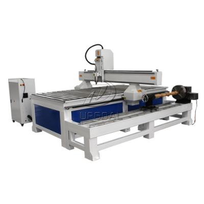 China Removable  4 Axis 1325 Woodworking  CNC Engraving Machine with Dia 300 Rotary Axis Holder for sale